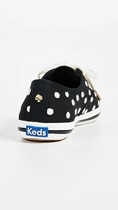 Shop Keds X Kate Spade Dot Sneakers In Black/white