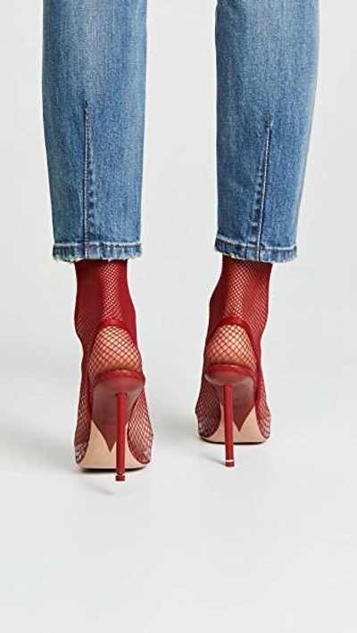 Shop Alexander Wang Caden High Heel Booties In Red