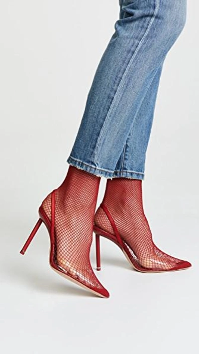 Shop Alexander Wang Caden High Heel Booties In Red