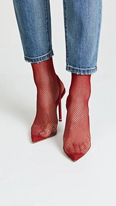 Shop Alexander Wang Caden High Heel Booties In Red