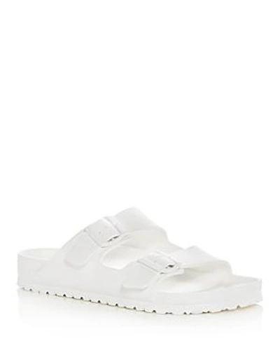 Shop Birkenstock Men's Arizona Eva Essential Slide Sandals In White