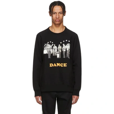 Wacko Maria Black Heavyweight 'dance' Sweatshirt | ModeSens