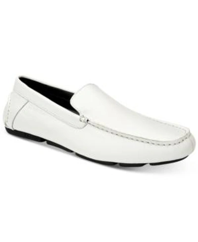 Men s Miguel Nappa Leather Loafers Men s Shoes In White