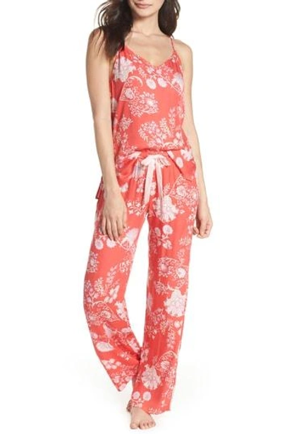 Shop Josie Floral Pajamas In Tpi Ikebana Pink