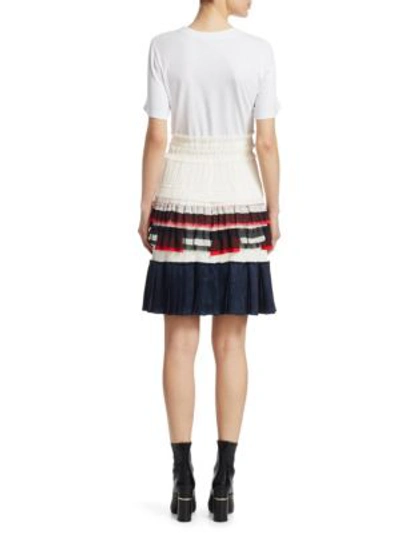 Shop 3.1 Phillip Lim / フィリップ リム Pleated Fit-and-flare Dress In White