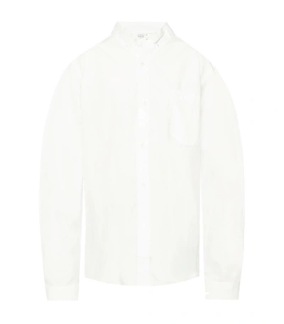 Shop Vetements White Open Back Shirt