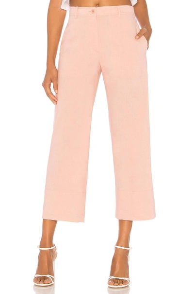 Shop Theory Fluid Pant In Pink