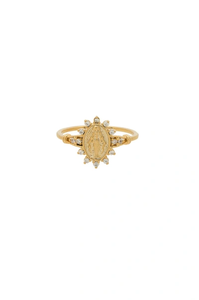 Shop Five And Two Morena Saint Ring In Gold