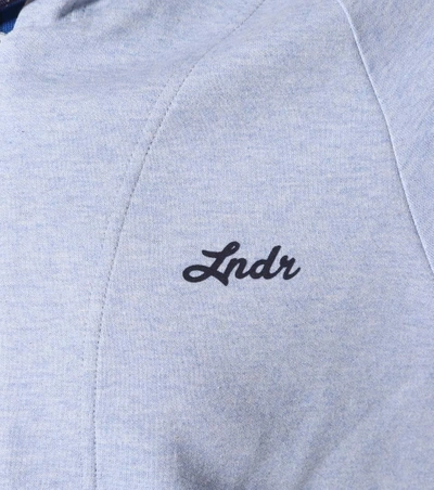 Shop Lndr Synergy Cotton-blend Hoodie In Blue