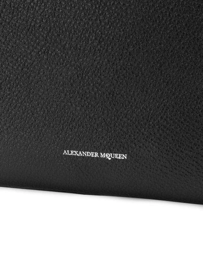 Shop Alexander Mcqueen Logo Briefcase - Black
