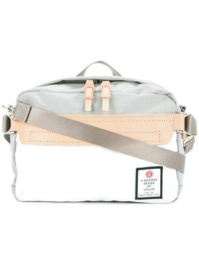 Shop As2ov Hi Density Mini Shoulder Bag In Grey