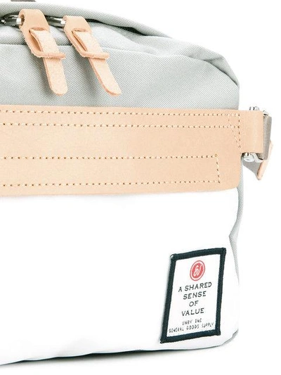 Shop As2ov Hi Density Mini Shoulder Bag In Grey