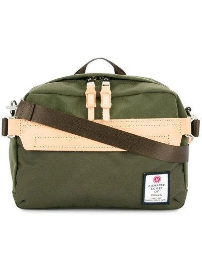 Shop As2ov Hi Density Mini Shoulder Bag In Green