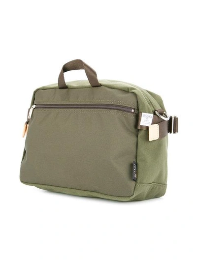 Shop As2ov Hi Density Mini Shoulder Bag In Green