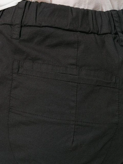Shop Kristensen Du Nord Slim-fit Cropped Trousers In Black
