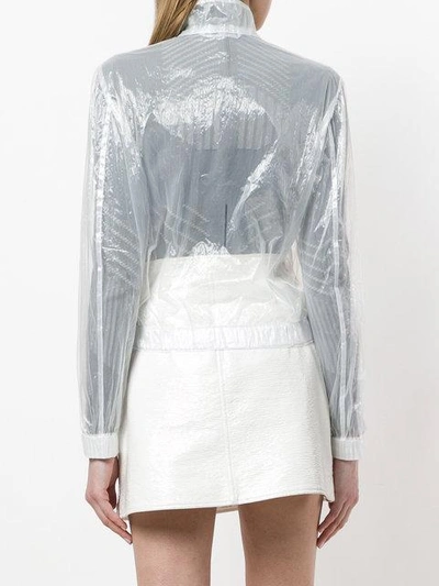 Shop Misbhv Transparent Jacket - White