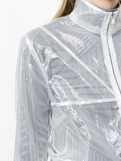 Shop Misbhv Transparent Jacket - White