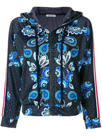 Shop P.a.r.o.s.h . Dotted Paisley Track Jacket - Blue