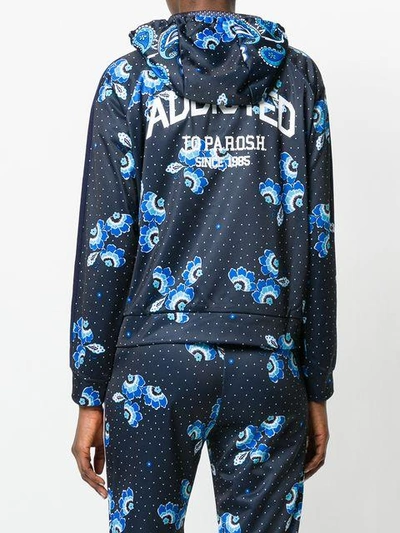 Shop P.a.r.o.s.h . Dotted Paisley Track Jacket - Blue