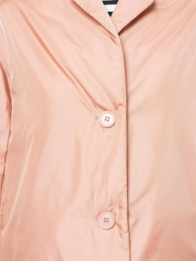 button-down fitted coat