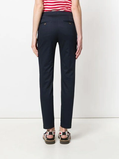 Shop Red Valentino Turn Up Trousers - Blue