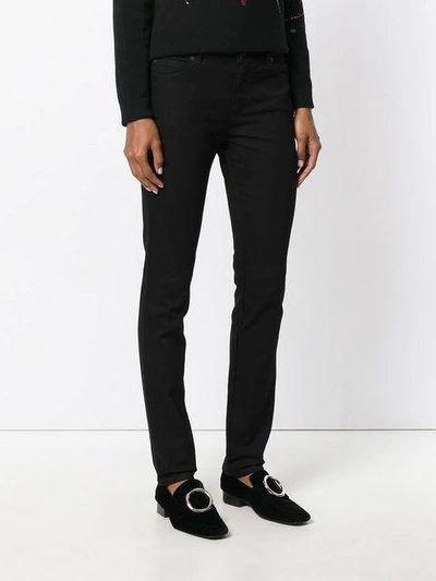 Shop Valentino Skinny Jeans In Black