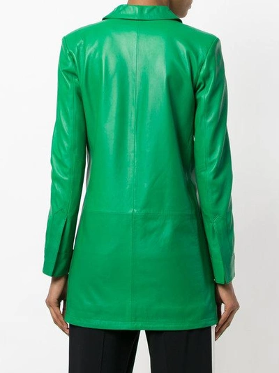 Shop Numerootto Double Breasted Jacket - Green