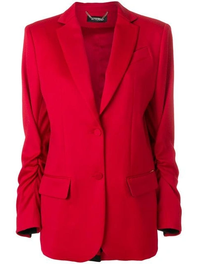 Shop Styland Buttoned Up Jacket - Red