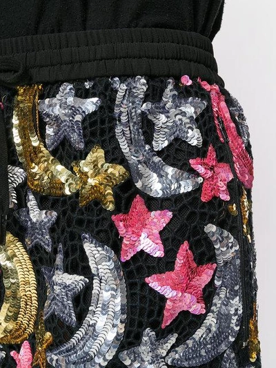 Shop Ashish Sequin Embellished Shorts