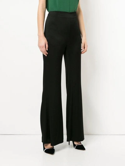 Shop Galvan High Waisted Flared Trousers