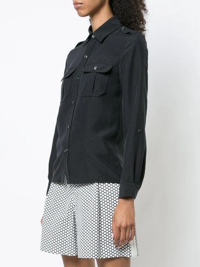 Shop Vanessa Seward Driver Shirt In Black