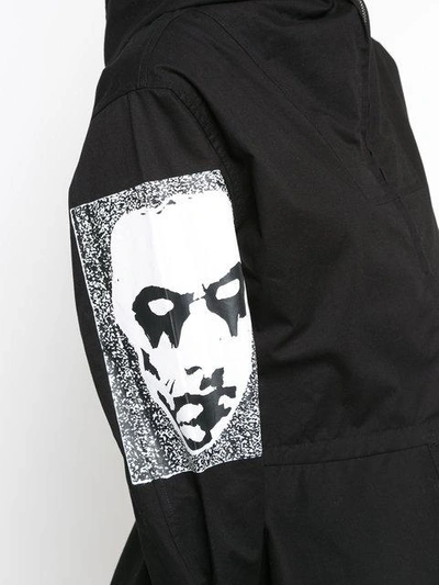 Haculla They're Here Peplum-waist Bomber Jacket In Black