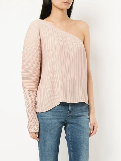 Shop Alice Mccall Cherry Cola Blouse - Neutrals In Nude & Neutrals
