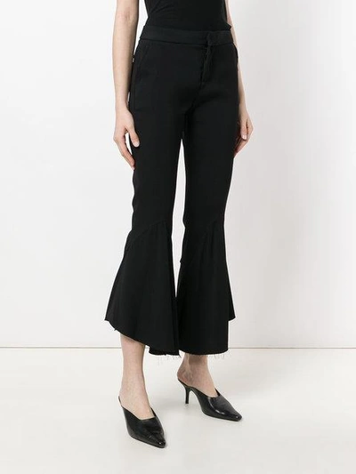 Shop Giacobino Flared Cropped Trousers