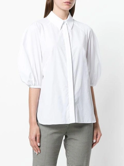 Shop Alexander Mcqueen Bishop Sleeve Blouse