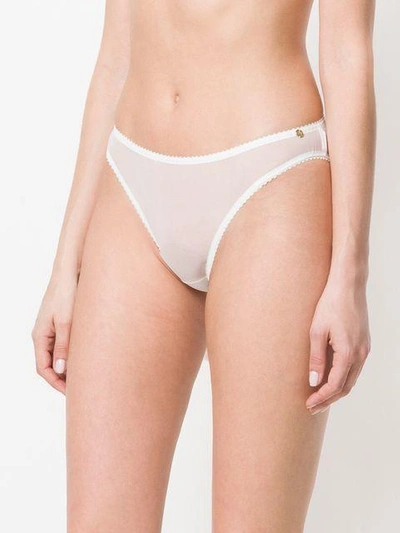 Shop Something Wicked Open Back Briefs In White