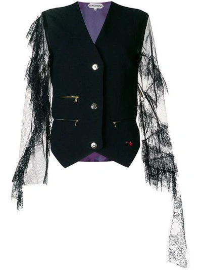 lace sleeve waistcoat