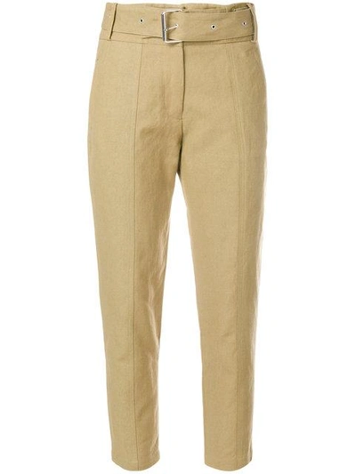 Shop Iro Belt Cropped Trousers