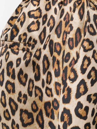 Shop Alberto Biani Leopard Print Trousers In Neutrals