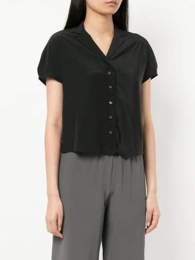 cropped loose blouse