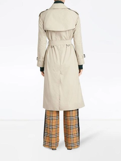 Shop Burberry The Westminster – Extra-long Trench Coat In Neutrals