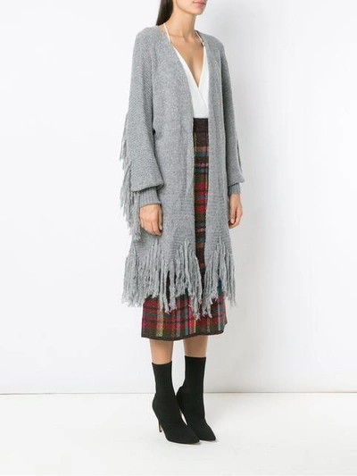 Shop Cecilia Prado Simone Cardi-coat - Grey