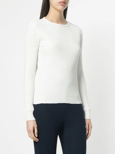 Shop Simon Miller Ribbed Knit Sweater - White