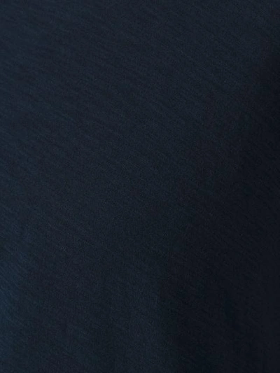 James Perse Round Neck Shortsleeved T-shirt In Blue