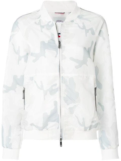 Shop Rossignol W Camo Urban Bomber Jacket In White