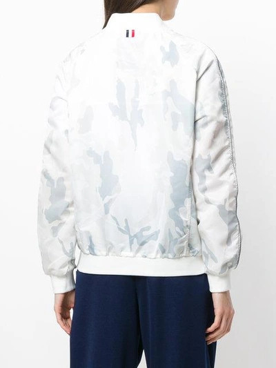 Shop Rossignol W Camo Urban Bomber Jacket In White