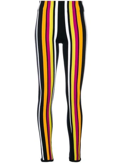 Shop No Ka'oi Striped Leggings In Multicolour