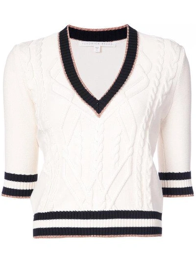 Shop Veronica Beard Cable Knit Jumper