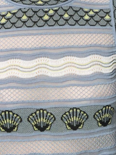 Shop M Missoni Striped Knit Tank Top