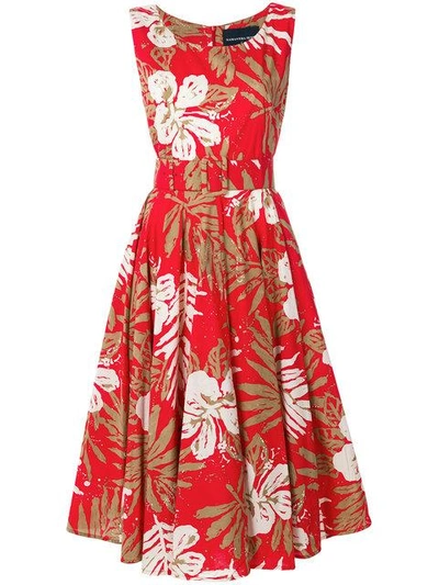 Shop Samantha Sung Floral Print Belted Waist Dress